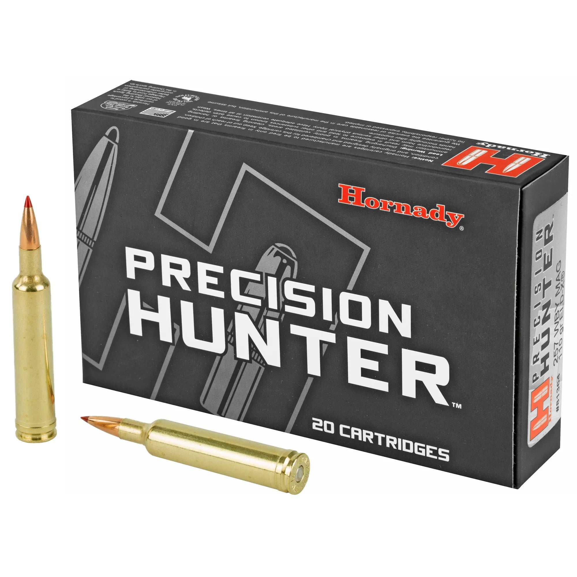 HRNDY PH 257WBY 110GR ELD-X 20/200 - American Ordnance