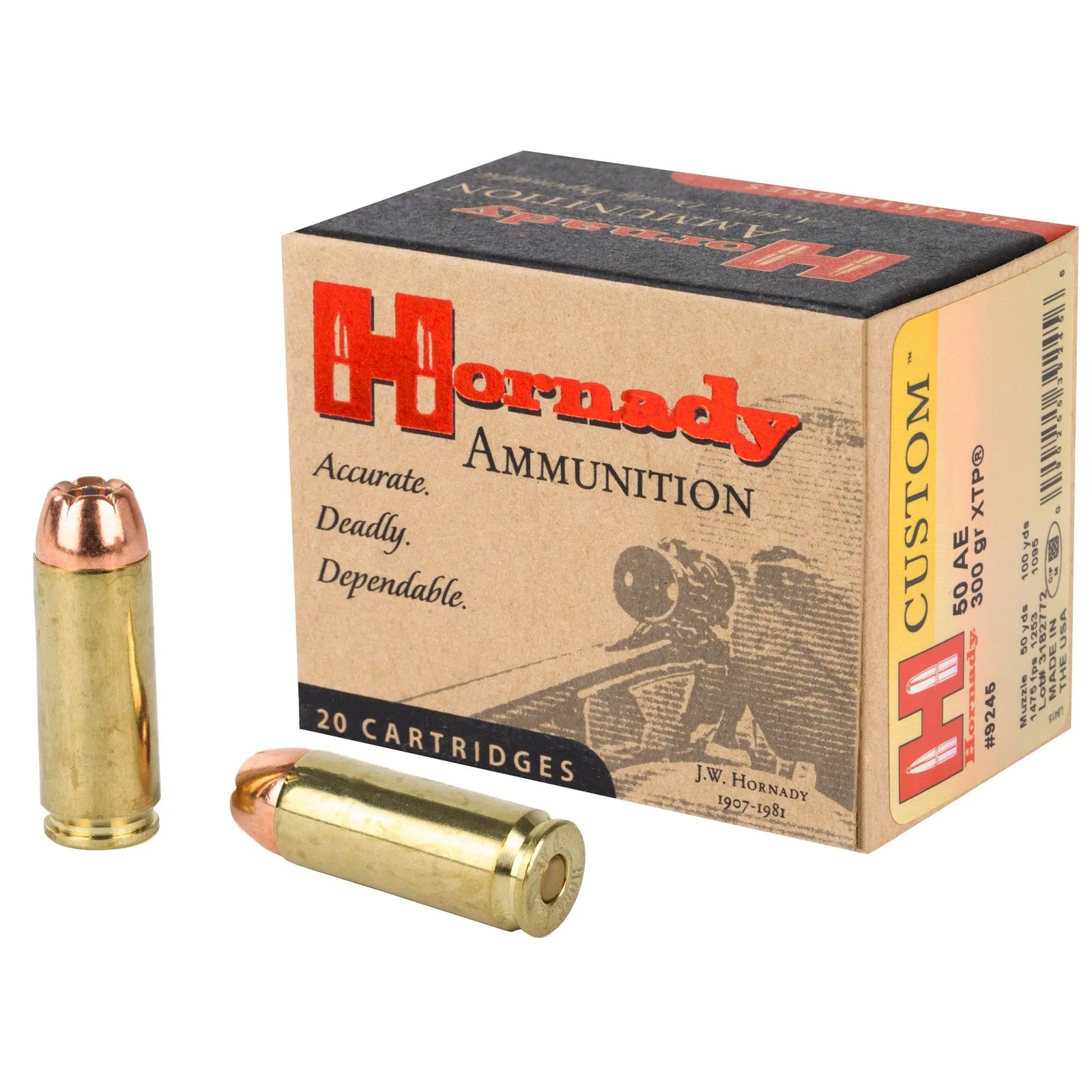 HRNDY 50AE 300GR XTP 20/200 - American Ordnance