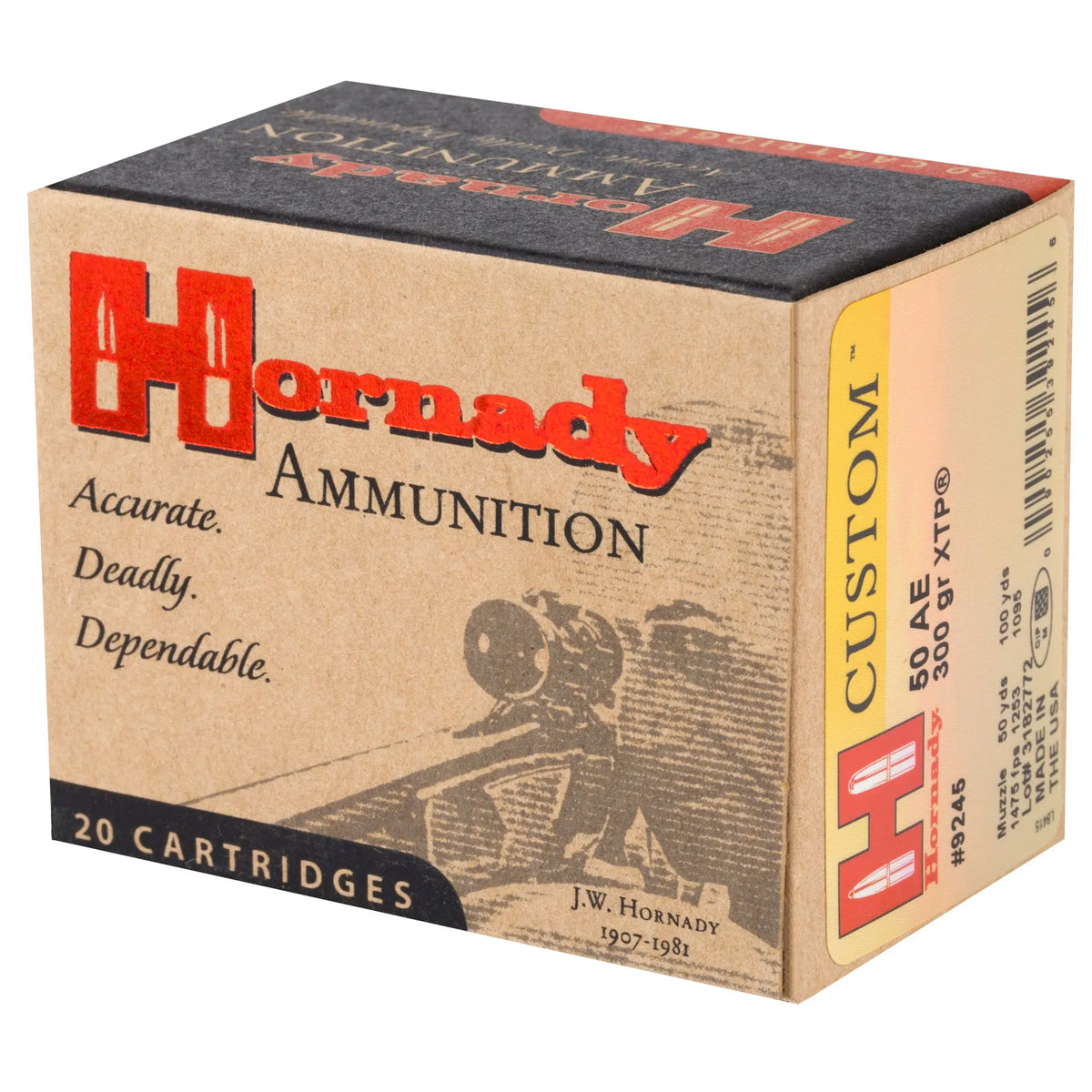 HRNDY 50AE 300GR XTP 20/200 - American Ordnance