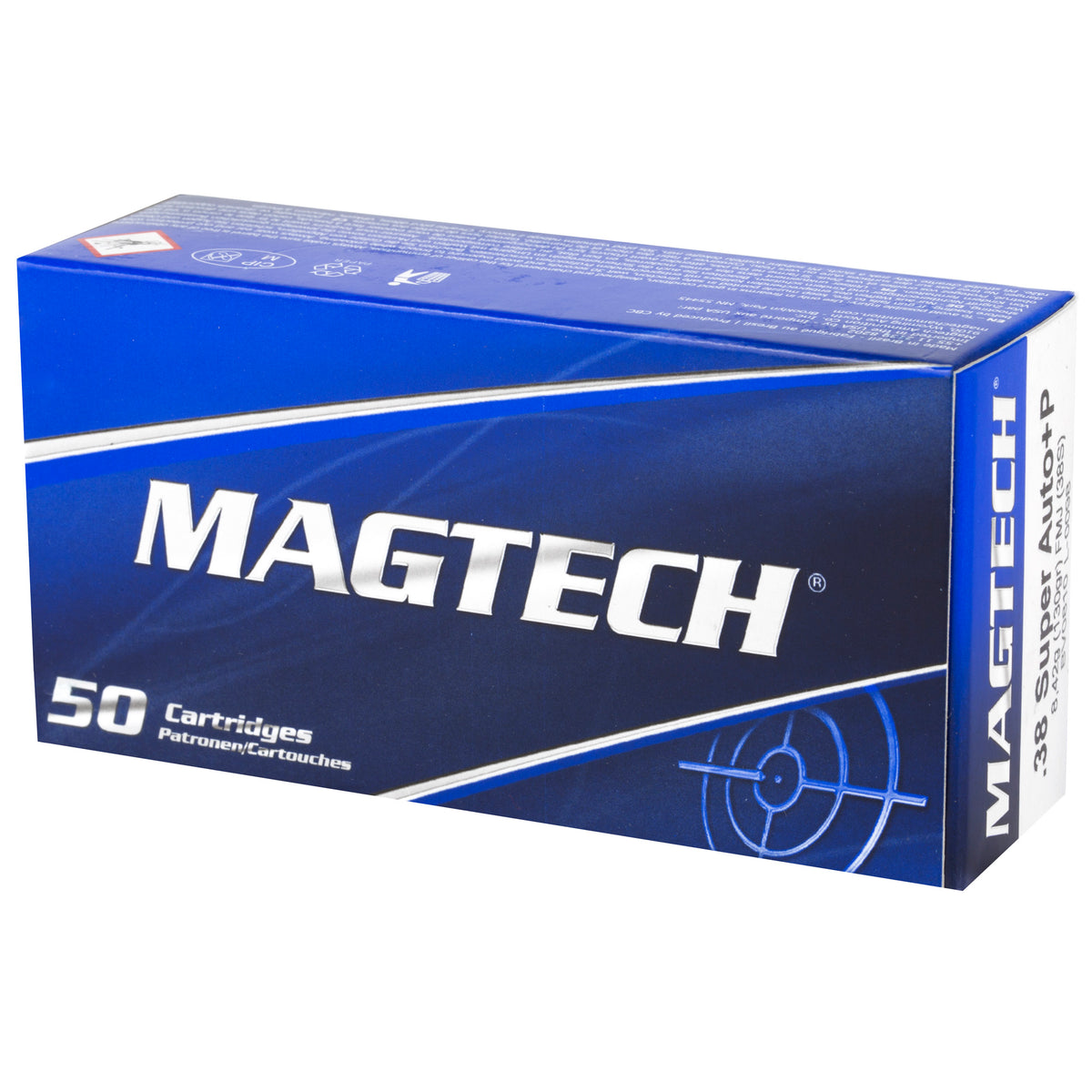 MAGTECH 38SUPER +P 130GR FMJ 50RD
