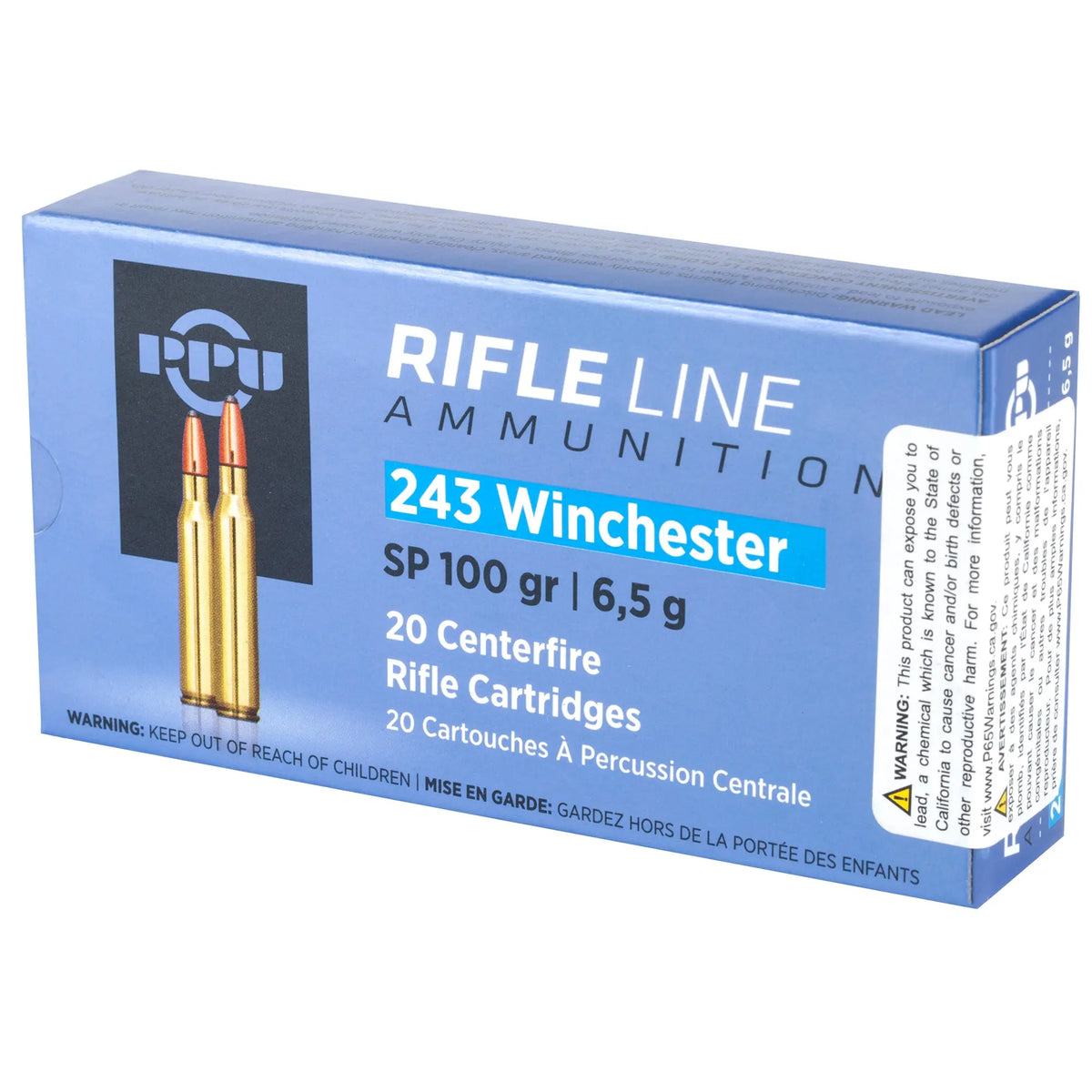 PPU 243WIN SP 100GR 20/200 - American Ordnance