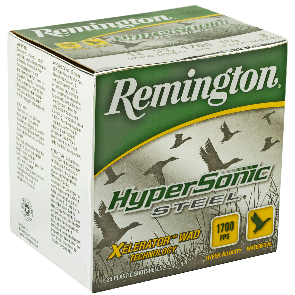 REMINGTON HYPSNC STL 12GA 3.5&quot; #2 25RD
