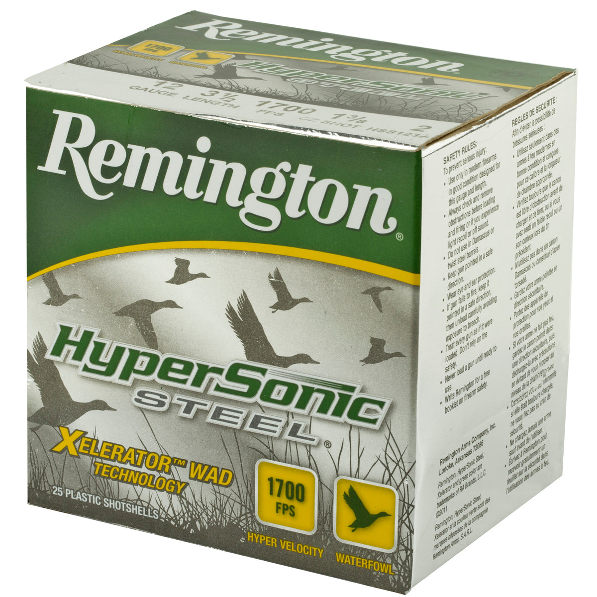 REMINGTON HYPSNC STL 12GA 3.5&quot; #2 25RD