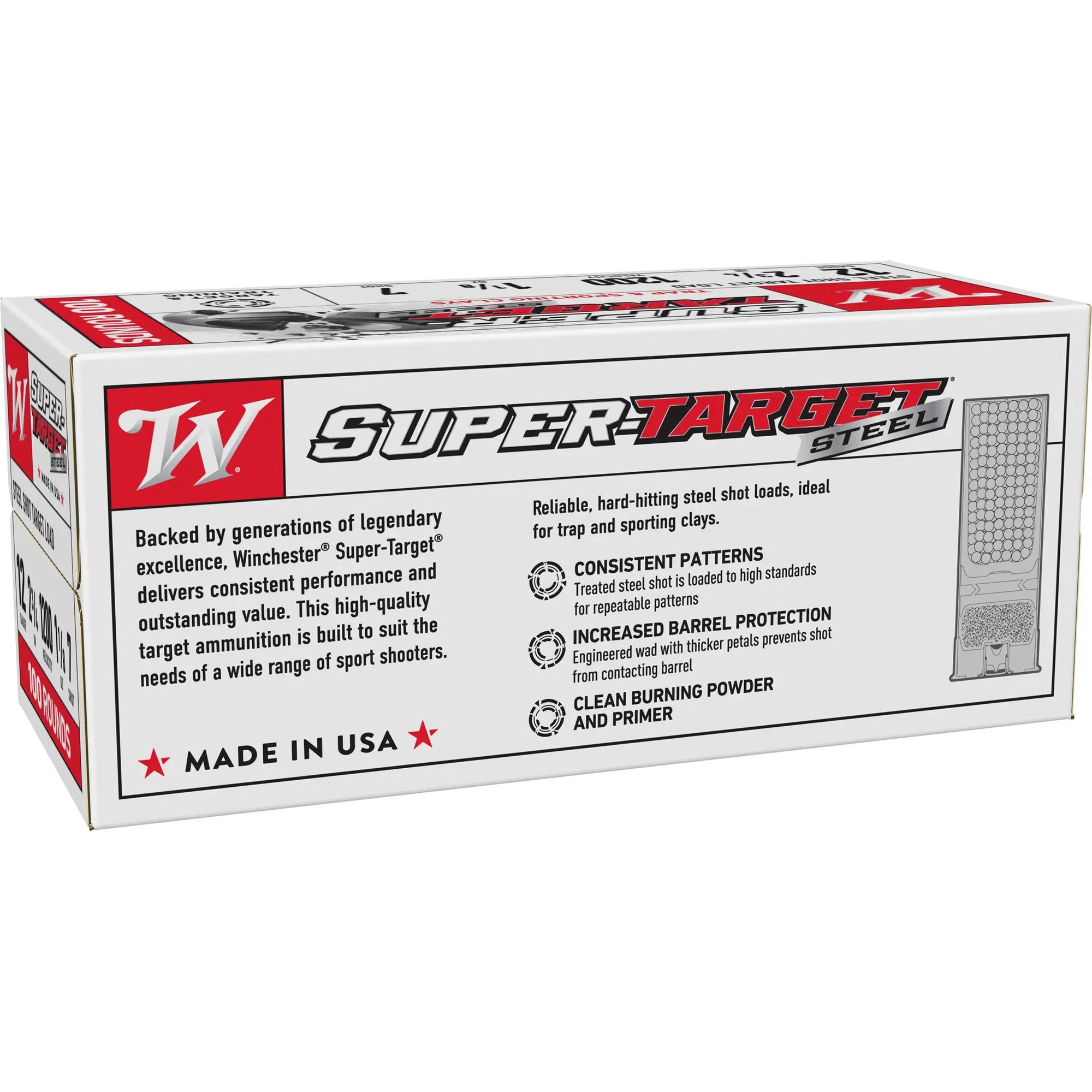 WIN SPR TGT STL 12GA 2.75 #7 100/200 - American Ordnance