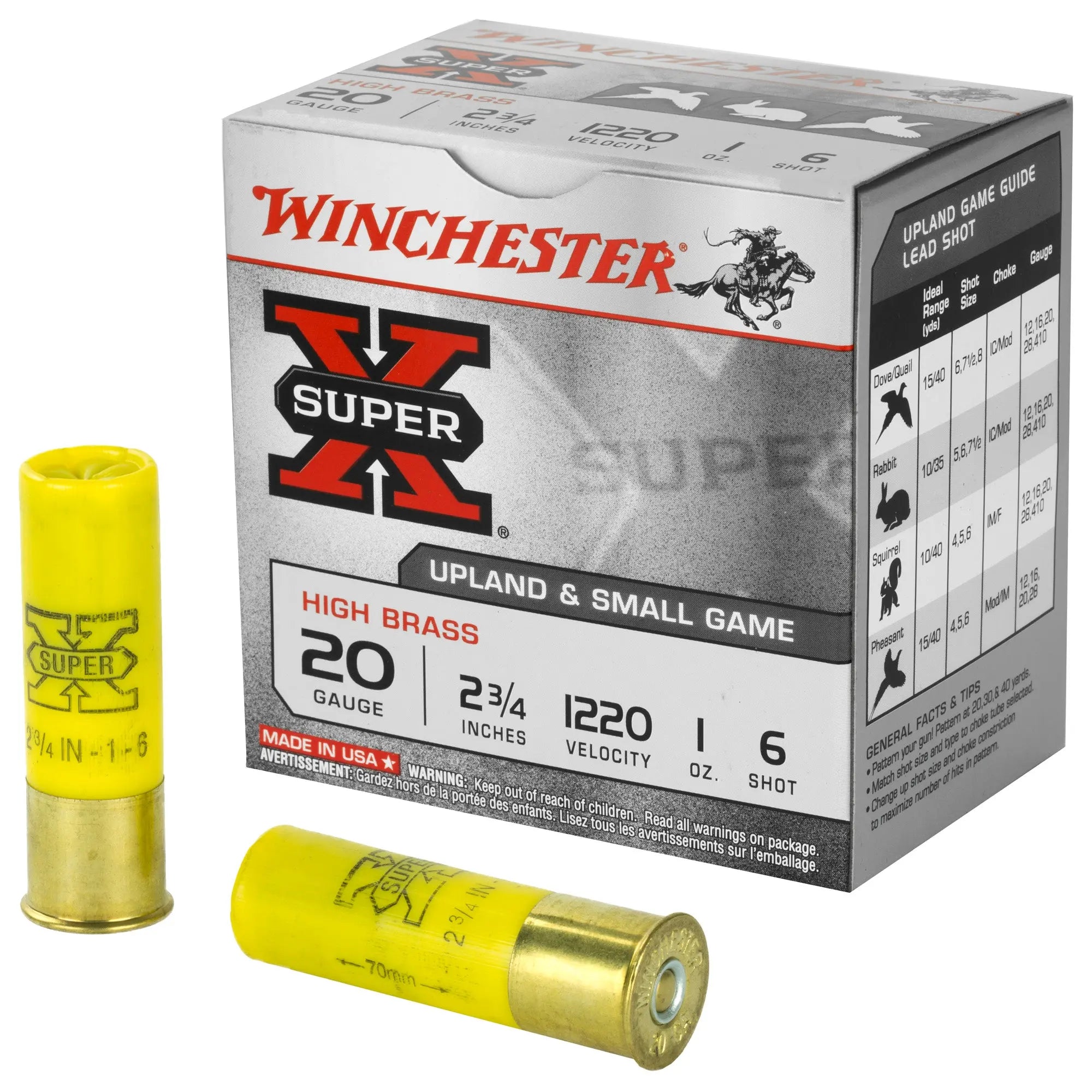 WIN SPRX 20GA 2.75" #6 25/250 - American Ordnance