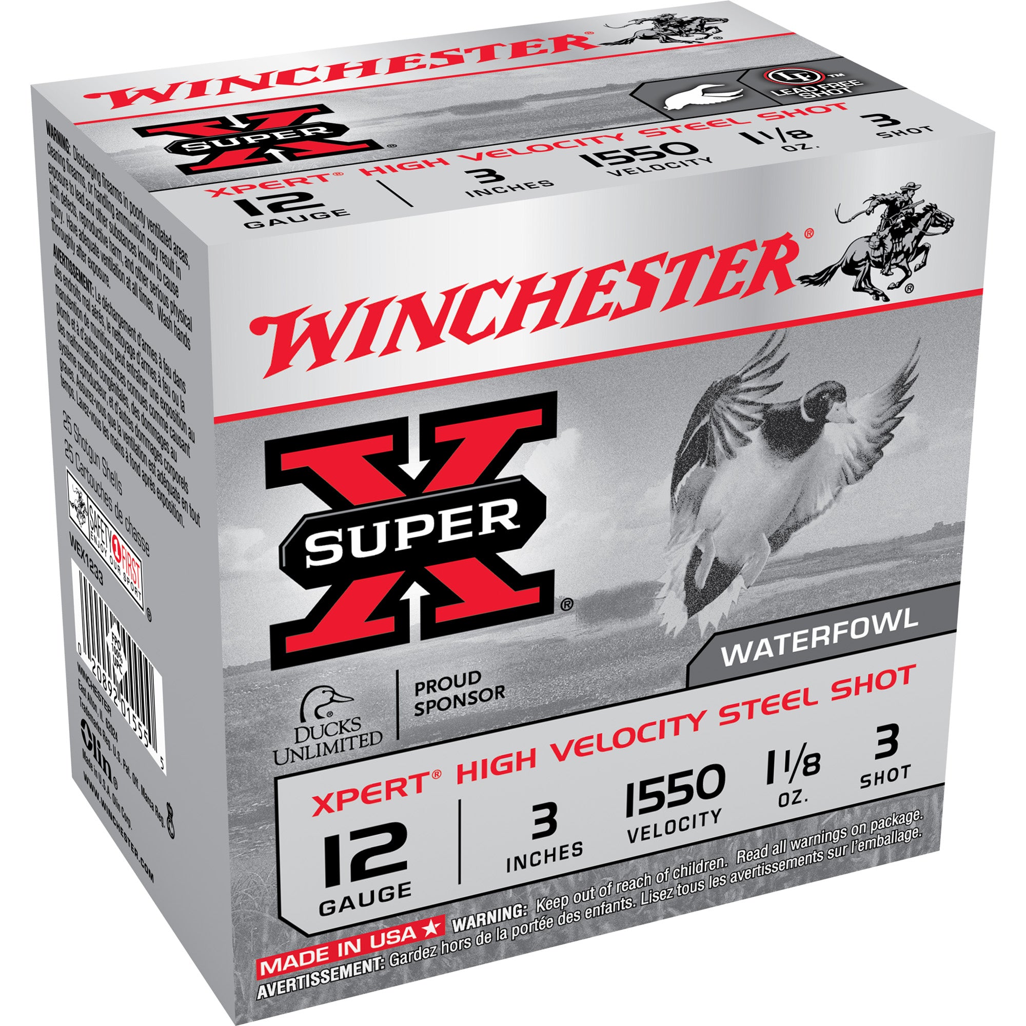 WIN SR-X XPT HV 12GA 3" #3 25/250 - American Ordnance