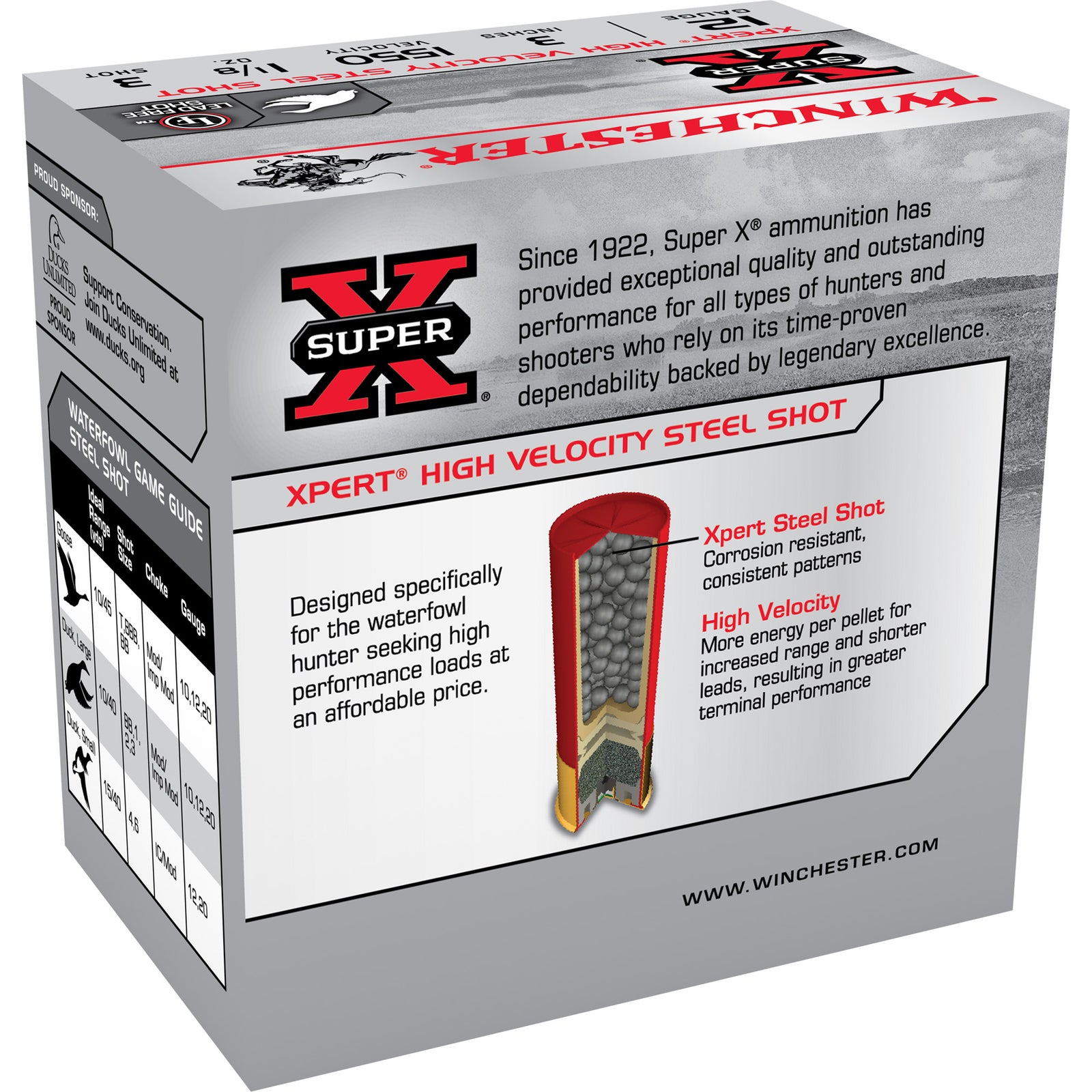WIN SR-X XPT HV 12GA 3" #3 25/250 - American Ordnance