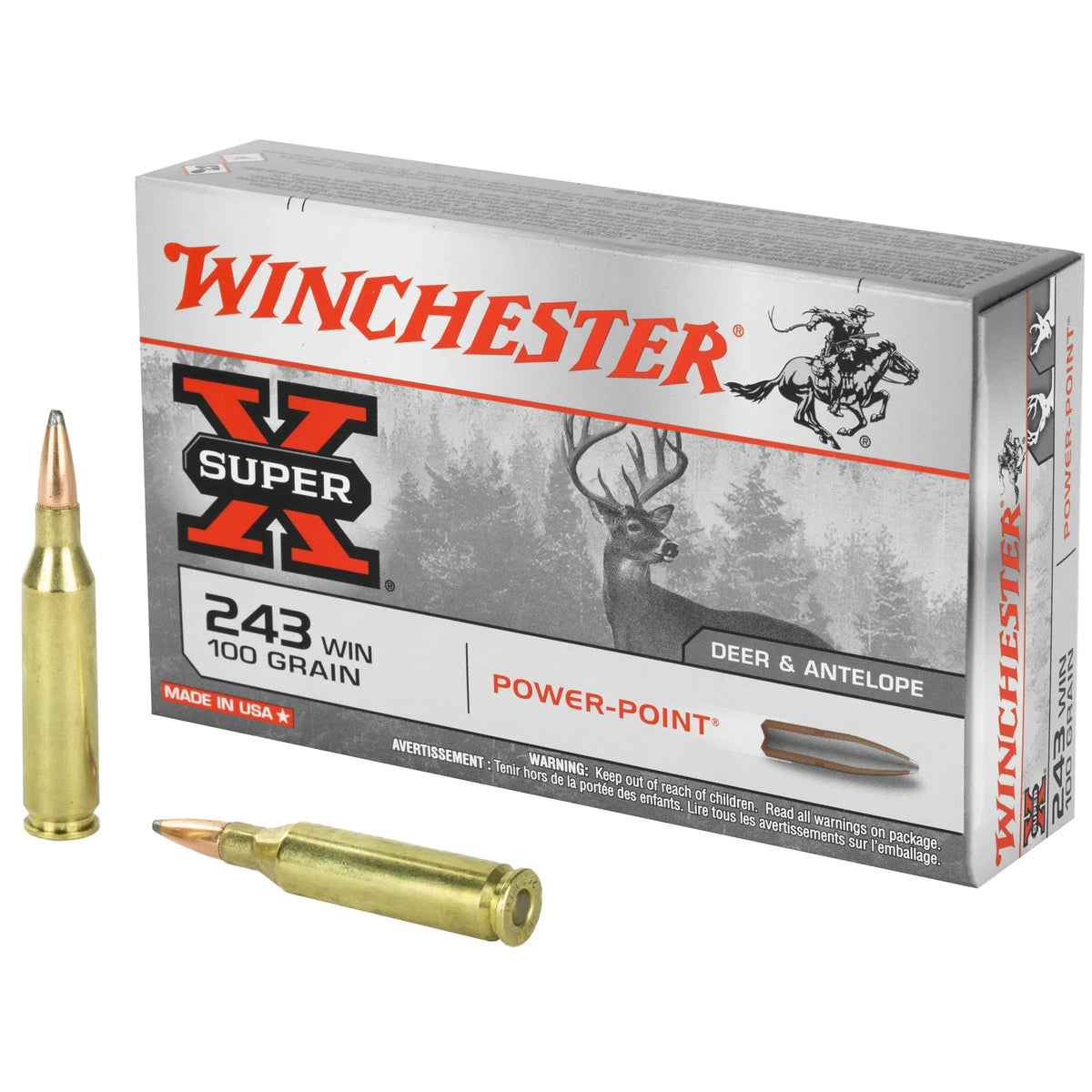 WIN SPRX 243WIN 100GR PP 20/200 - American Ordnance