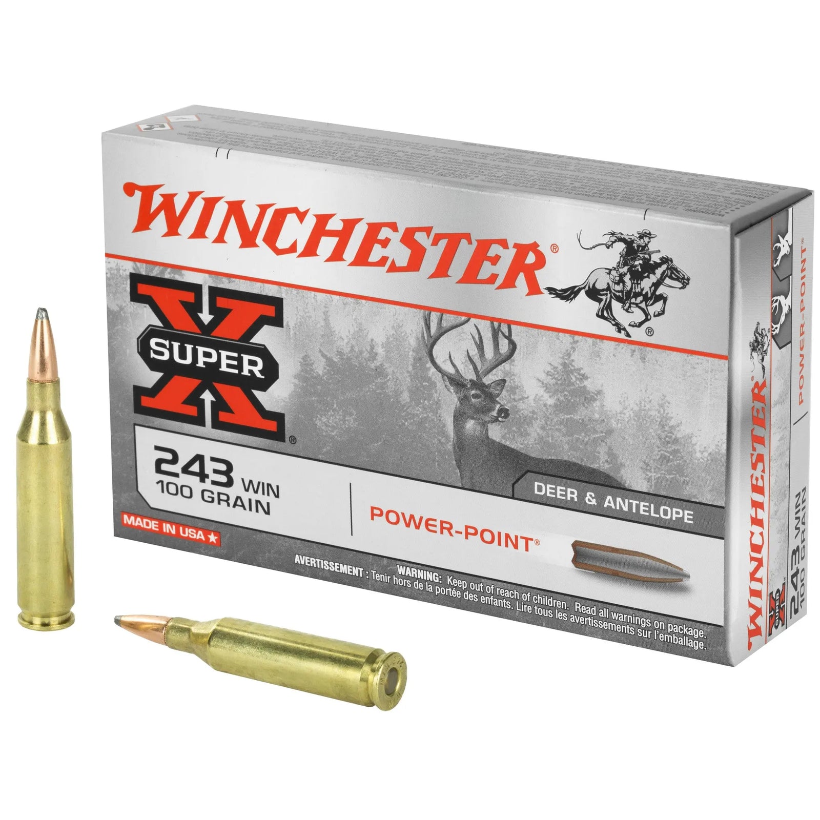 WIN SPRX 243WIN 100GR PP 20/200 - American Ordnance