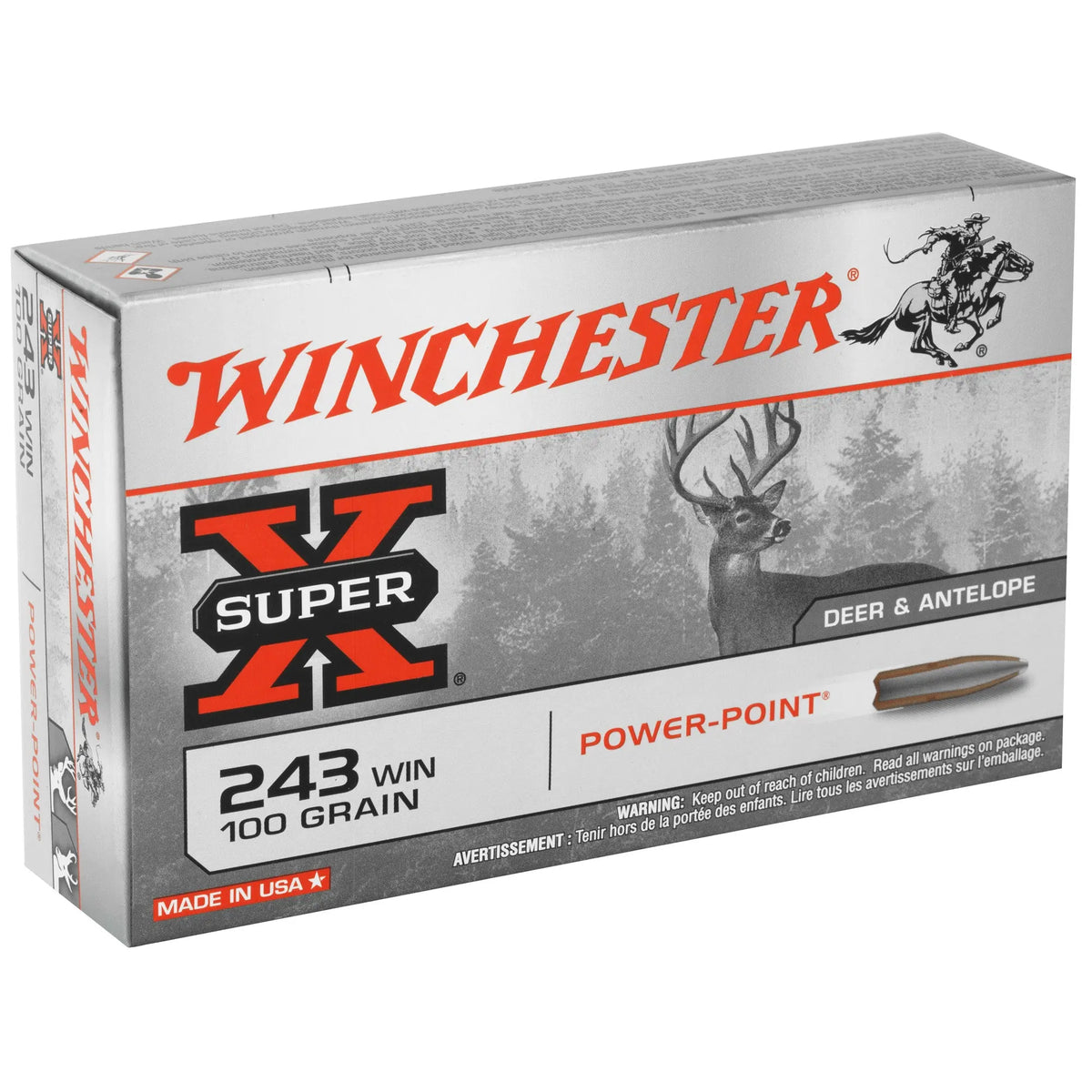 WIN SPRX 243WIN 100GR PP 20/200 - American Ordnance