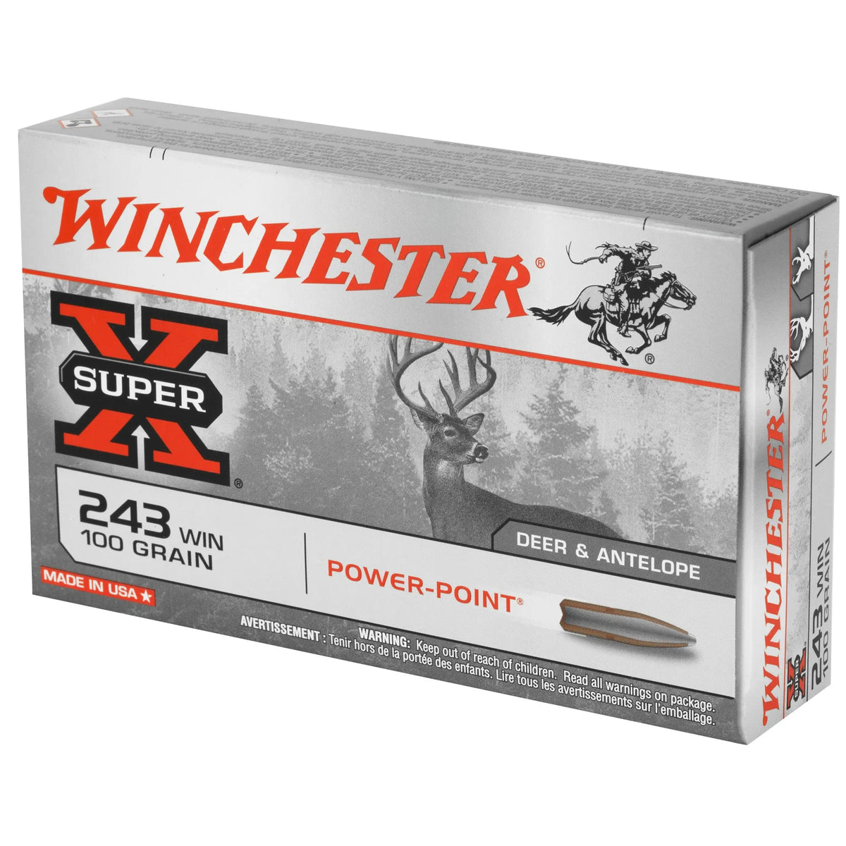 WIN SPRX 243WIN 100GR PP 20/200 - American Ordnance