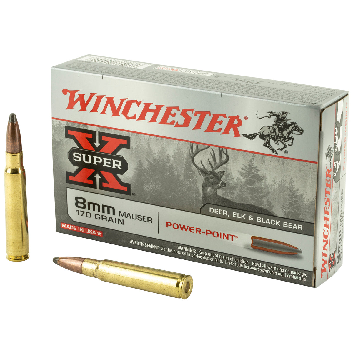 WIN SPRX PWR PNT 8MM MAU 170GR 20/ - American Ordnance