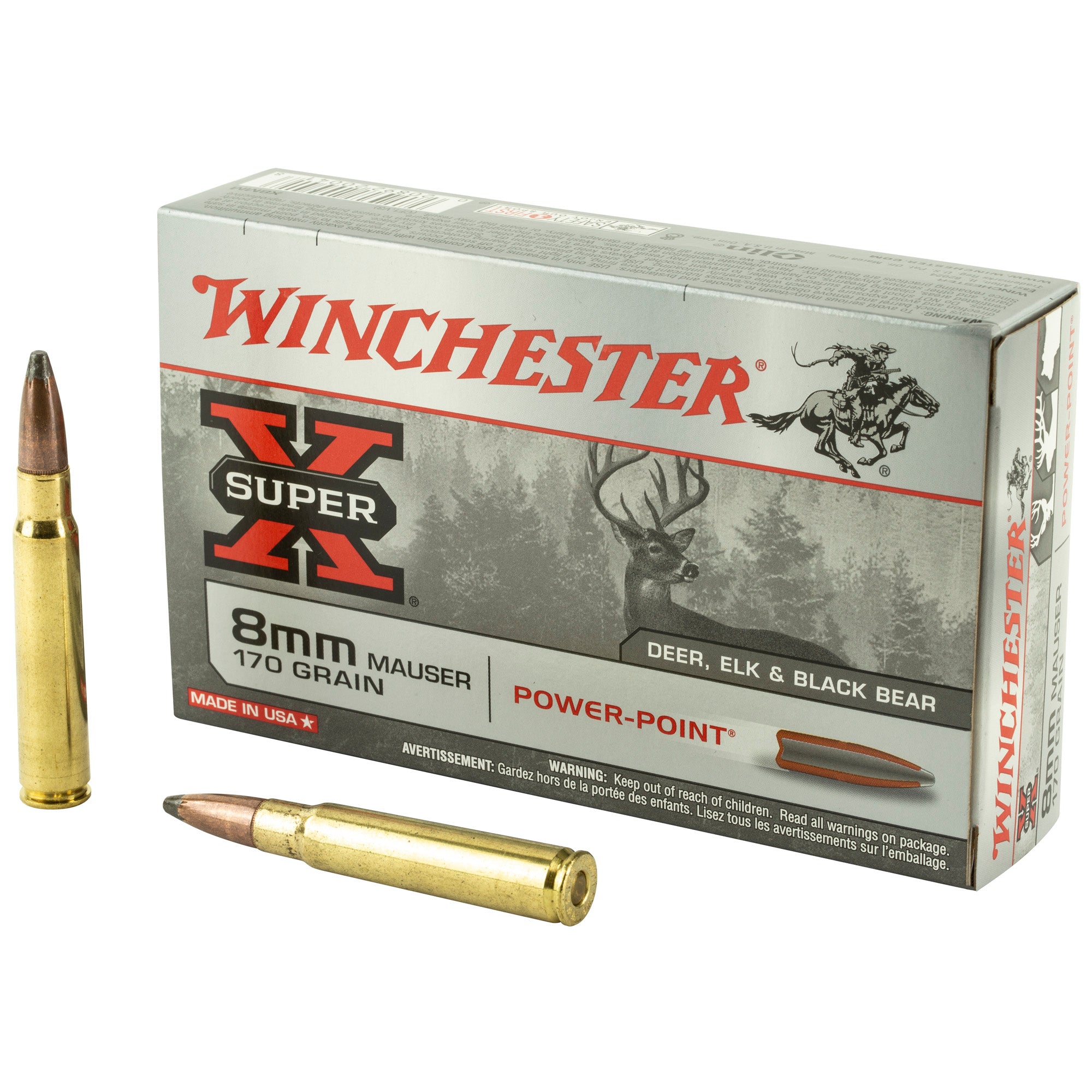 WIN SPRX PWR PNT 8MM MAU 170GR 20/ - American Ordnance