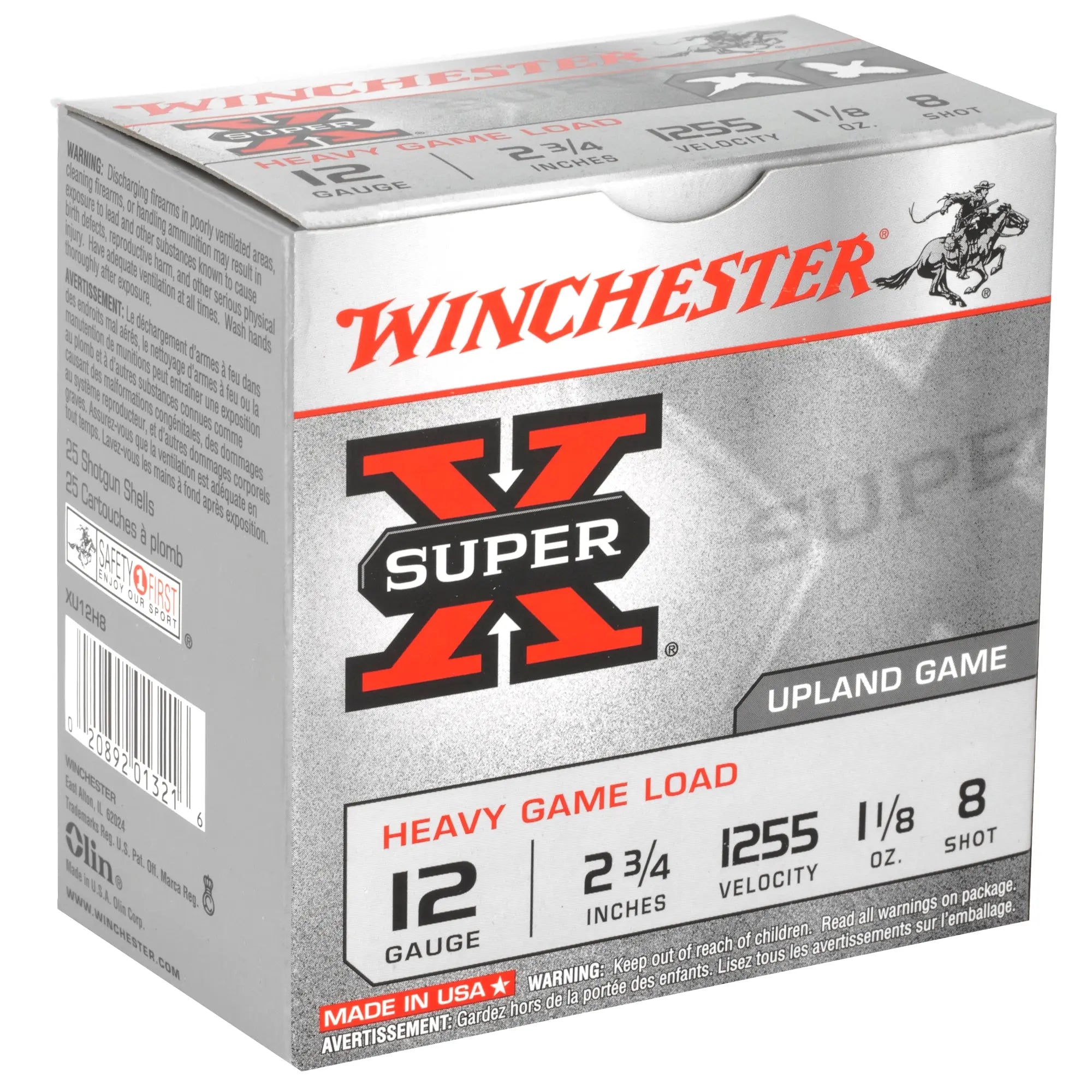 WIN SPRX HGL 12GA 2.75" #8 25/250 - American Ordnance