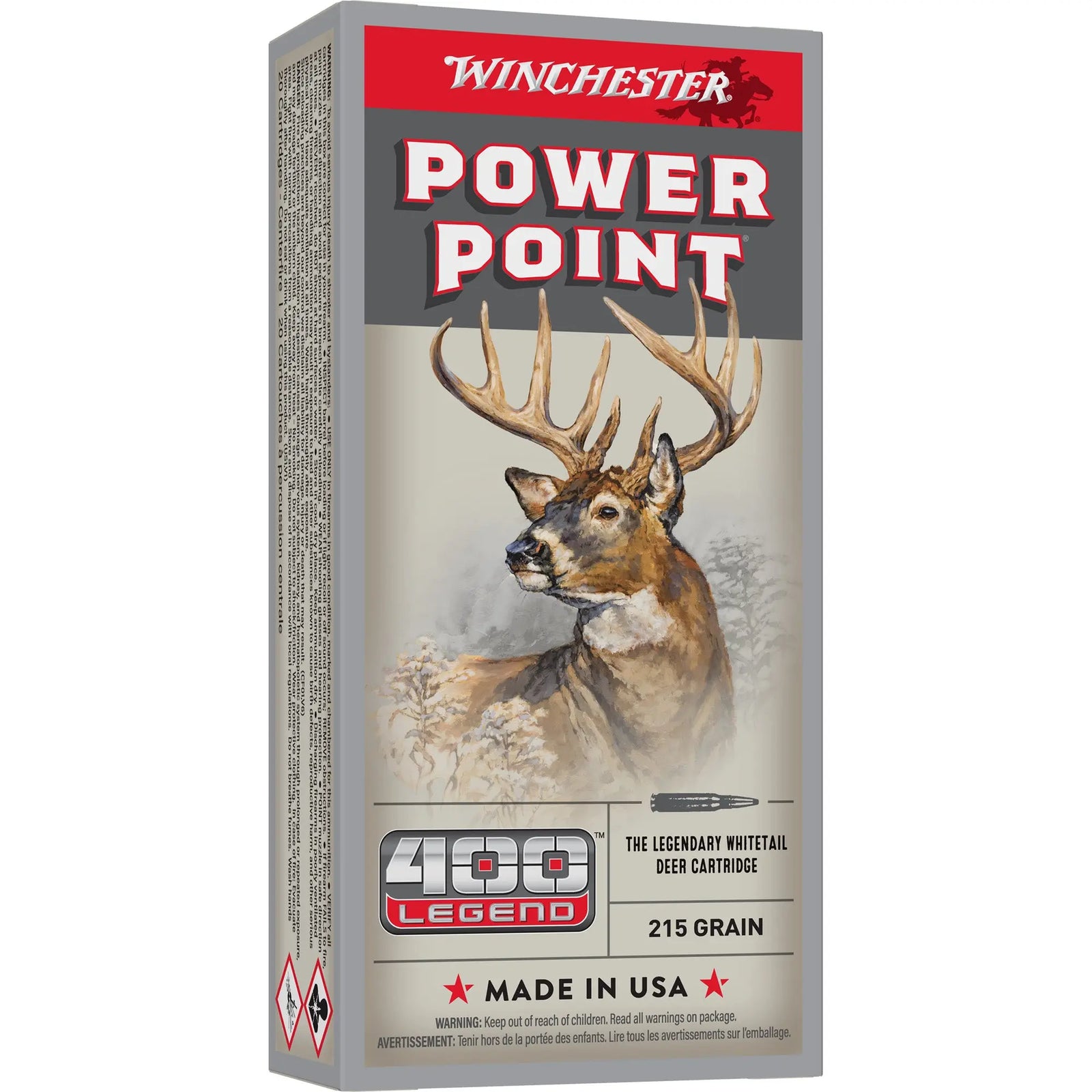 WIN POWR PNT 400 LEGEND 215GR 20/200 - American Ordnance