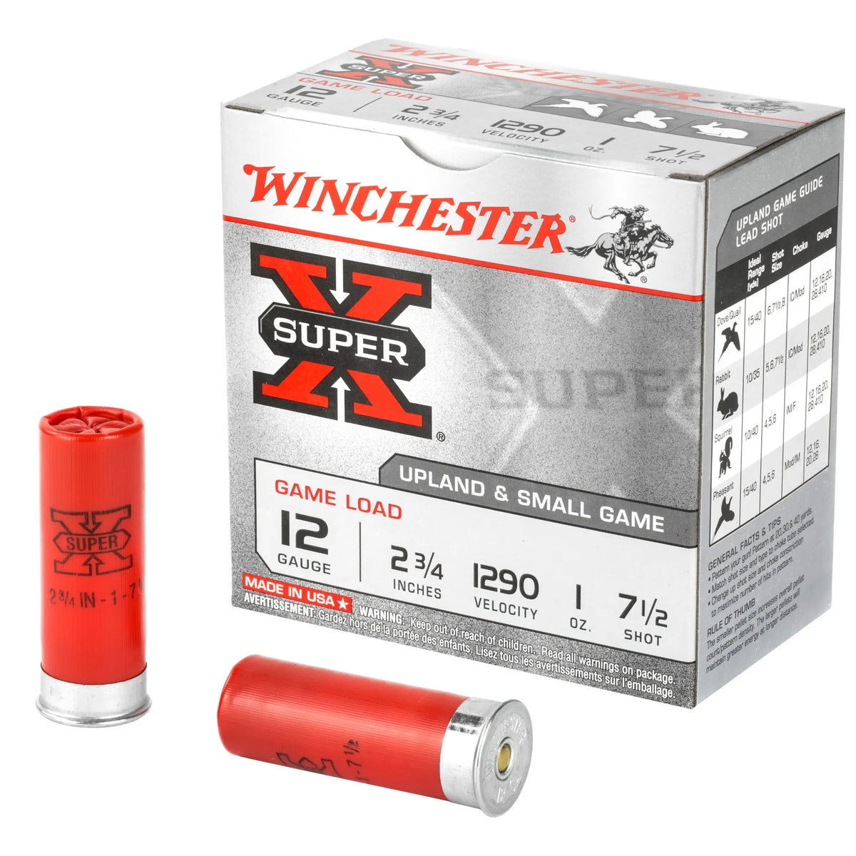 WIN SPRX 12GA 2.75&quot; #7.5 25/250 - American Ordnance