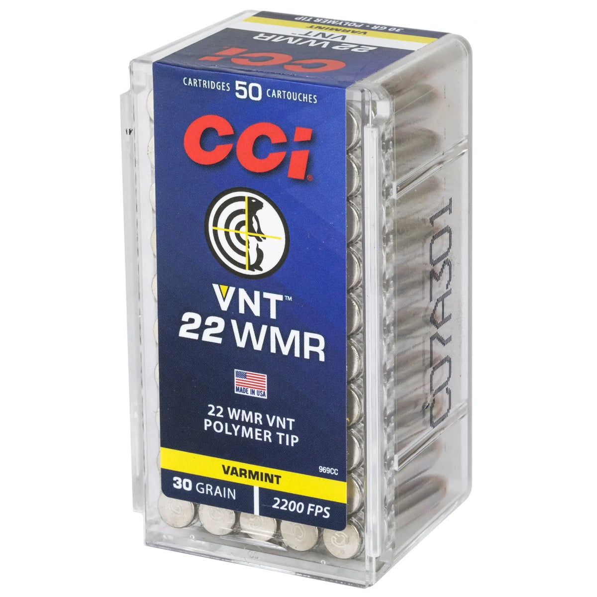 CCI 22WMR 30GR VARMINT TIP 50/2000 - American Ordnance