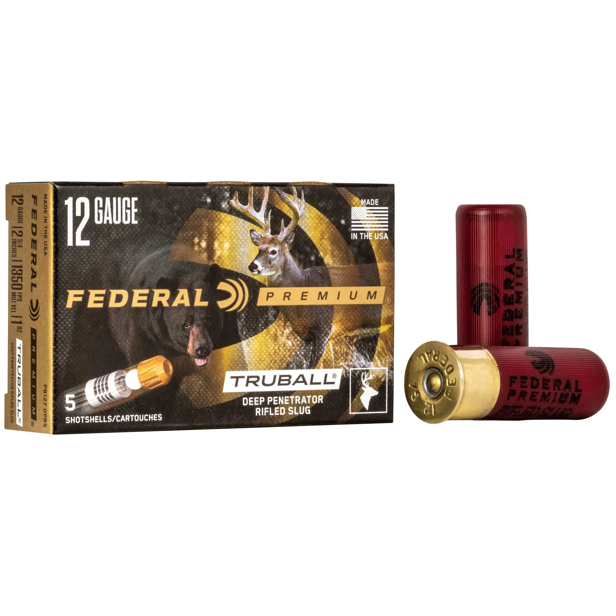 FED PRM 12GA 2.75" TRUBALL SLG 5/250 - American Ordnance