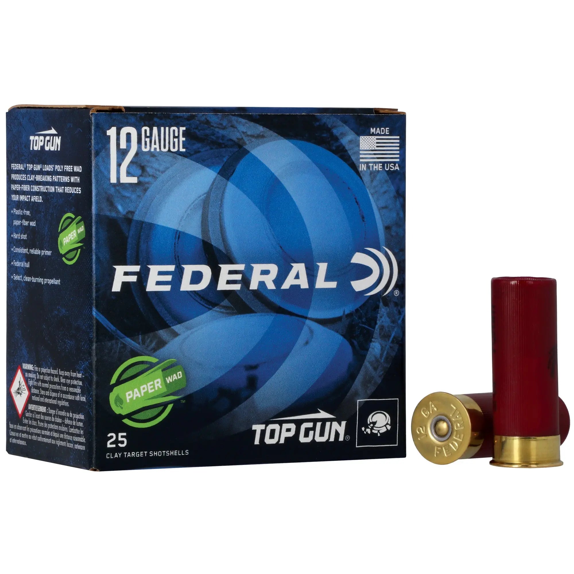 FED TOP GUN 12GA 2.75" #8 25/250 - American Ordnance