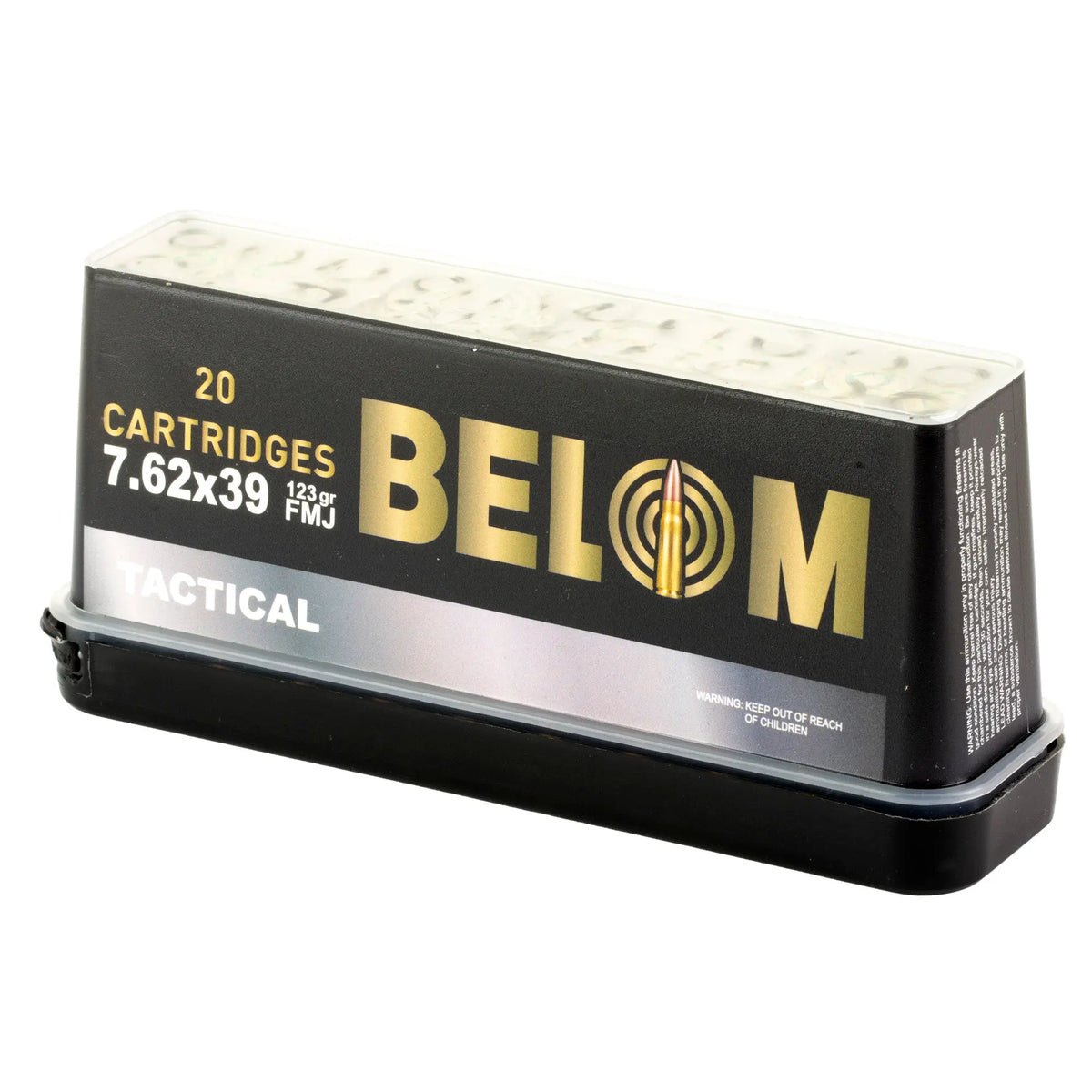 BELOM 7.62X39 BRASS 123GR FMJ 20/480 - American Ordnance