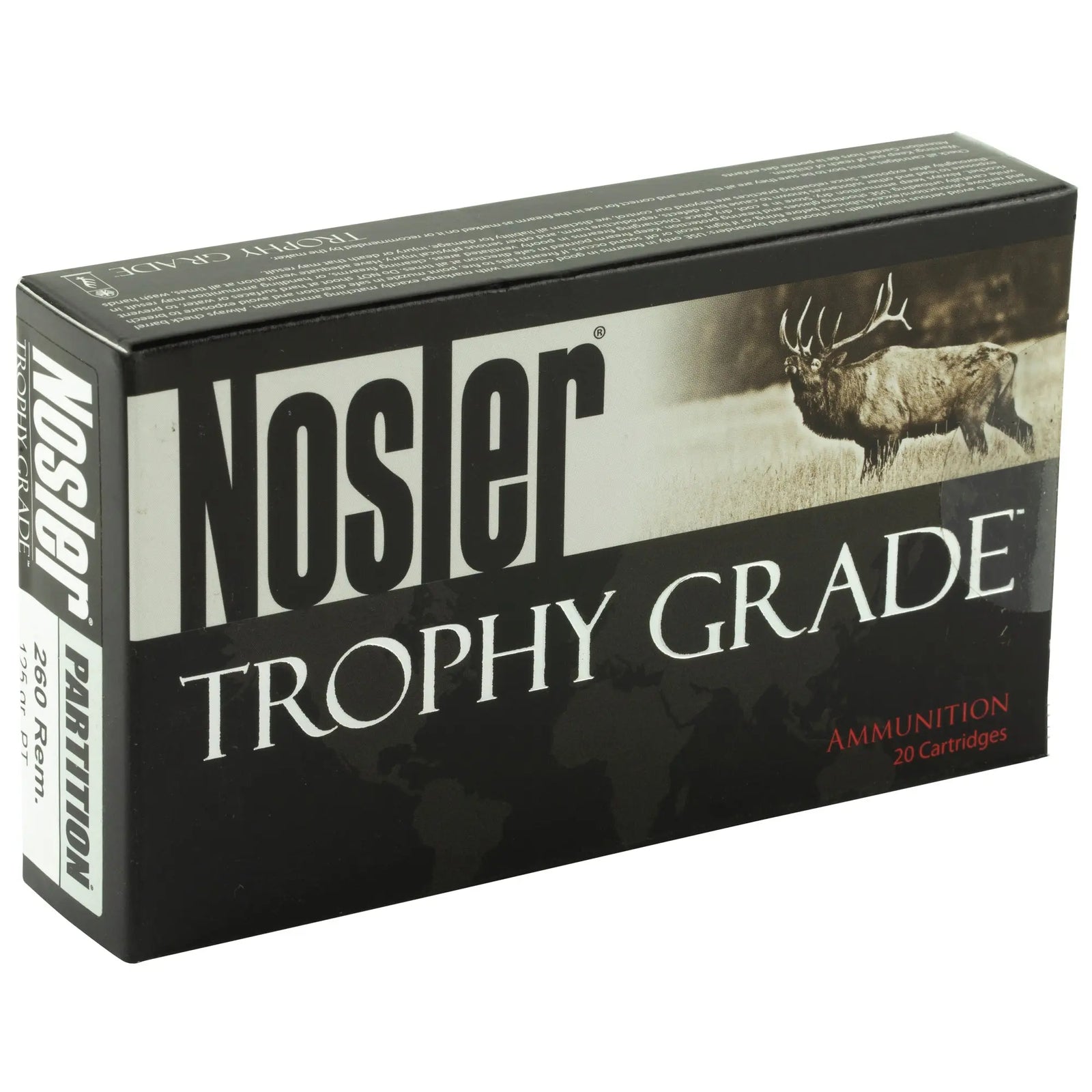 NOSLER 260REM 125GR PT 20/200 - American Ordnance