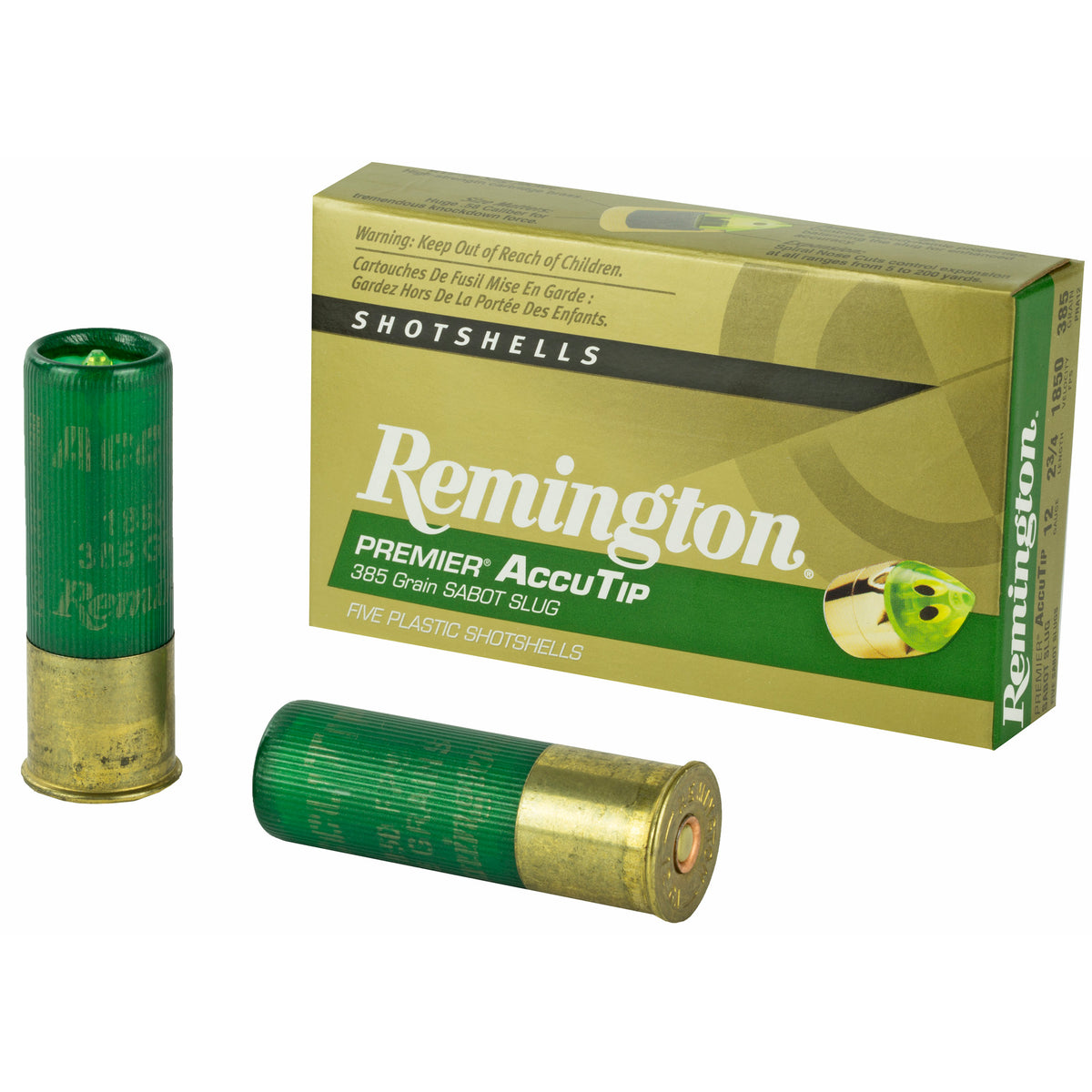 REM ACCU 12GA 2.75 385GR SABOT 5/100 - American Ordnance