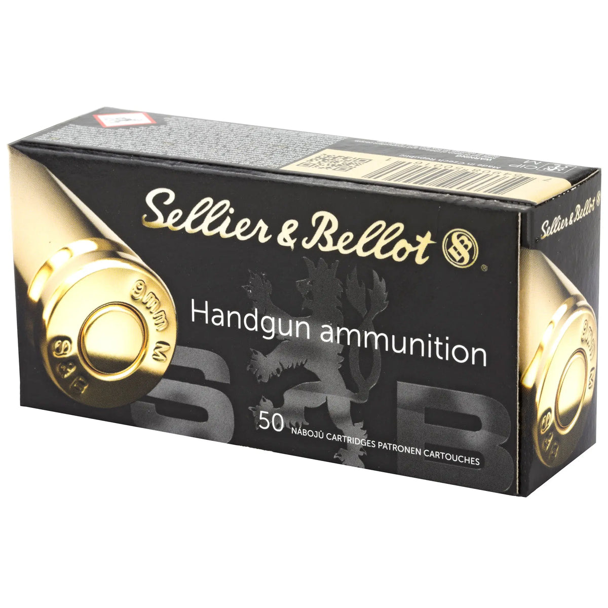 S&amp;B 9MM MAKAROV 95GR FMJ 50/1000 - American Ordnance