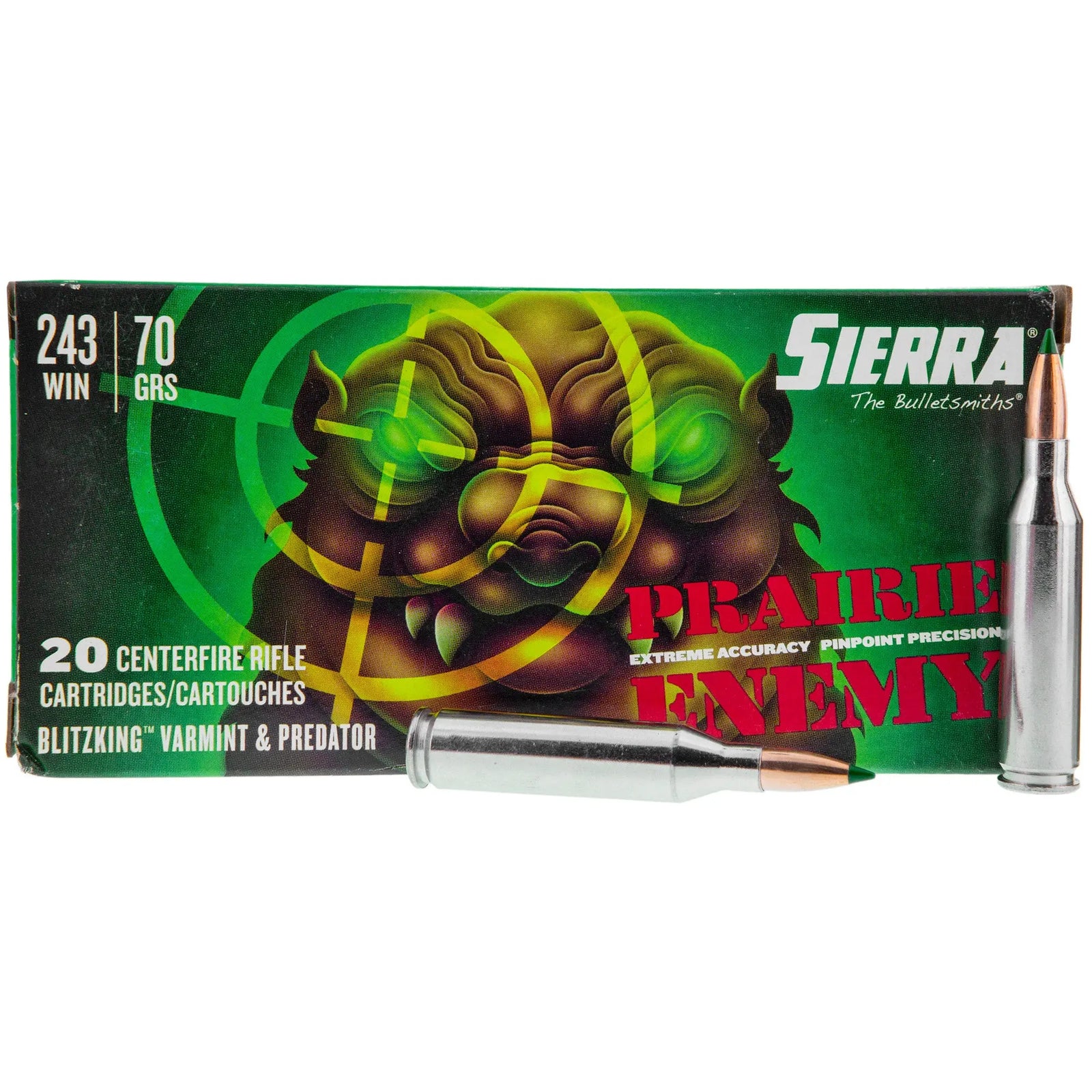 SIERRA PRAIR 243WIN 70GR BLTZ 20/200 - American Ordnance