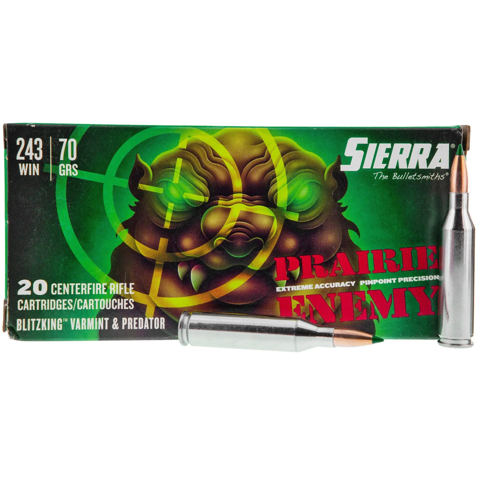 SIERRA PRAIR 243WIN 70GR BLTZ 20/200 - American Ordnance