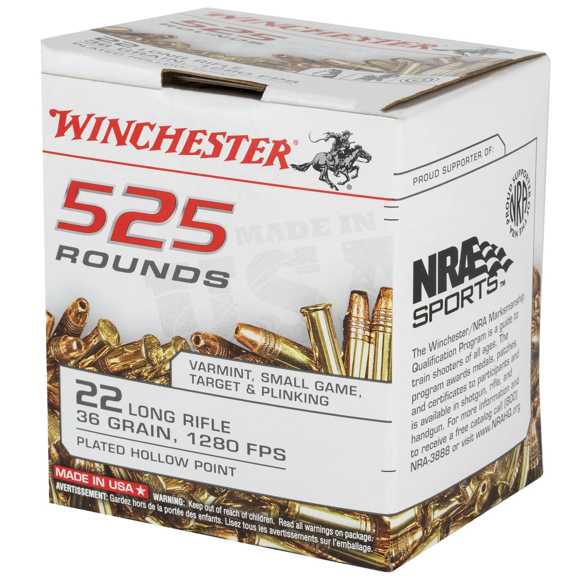 WIN USA 22LR 36GR CPHP 525/5250 - American Ordnance