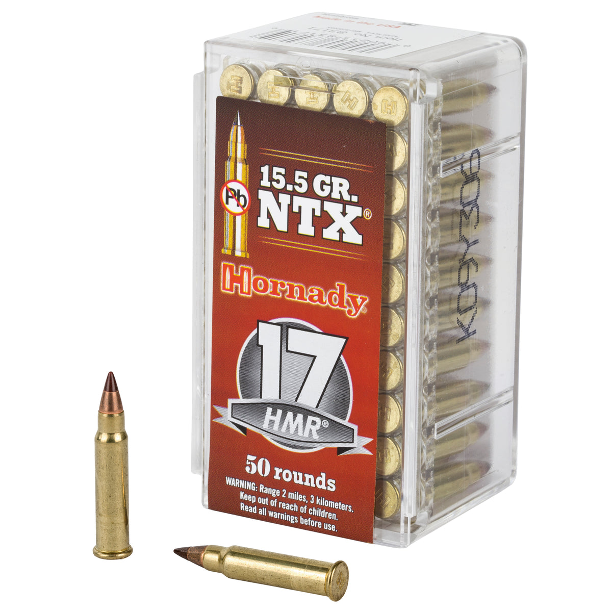 HORNADY 17HMR 15.5GR NTX 50RD
