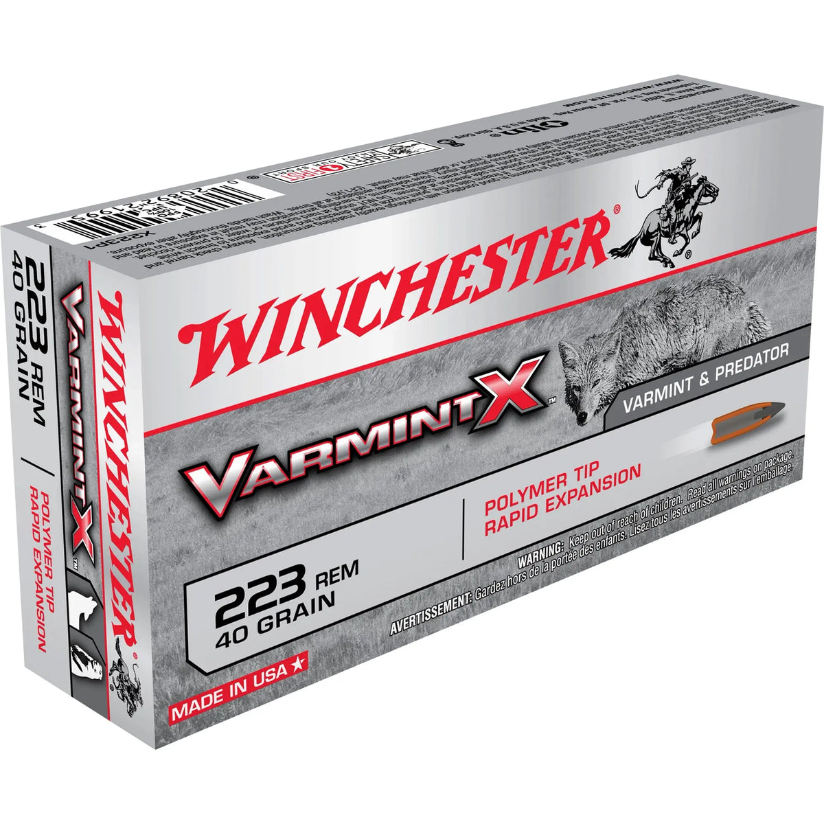 WIN VARMINT X 223 REM 55GR 20/200 - American Ordnance
