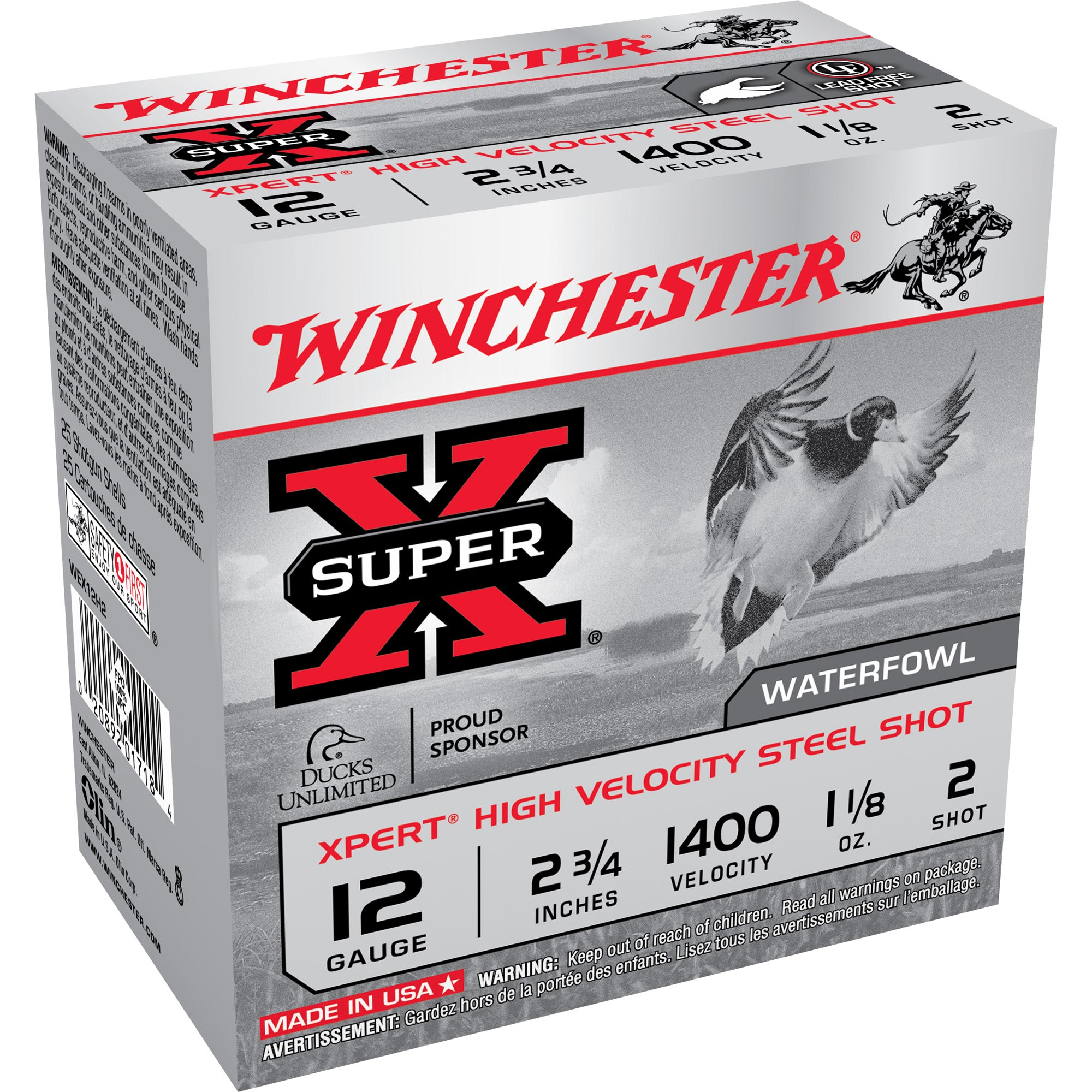 WIN SPR-X XT HV 12GA 2.75" #2 25/250 - American Ordnance