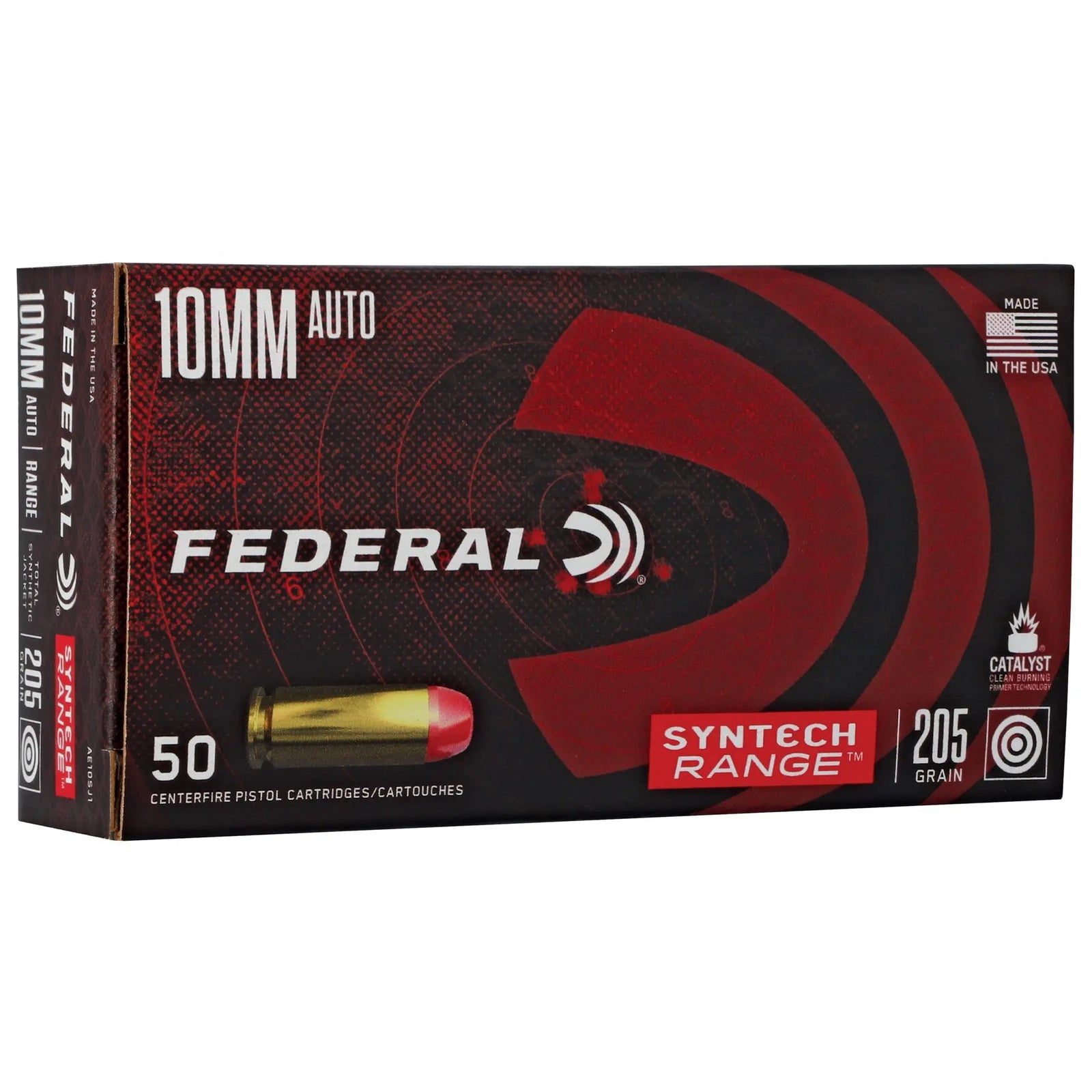 FED SYNTECH 10MM 205GR TSJ 50/500 - American Ordnance