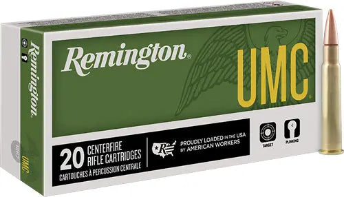 174GR FMJ 20RD 10BX/CSREMINGTON UMC 303 BRITISH - American Ordnance