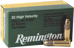 HIGH-VEL 50RD 100BX/CSREMINGTON 22LR 36GR LEAD-HP - American Ordnance