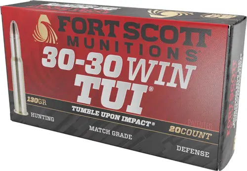 SOLID COPPER 20RD 10BX/CSFORT SCOTT 30-30 WIN 130GR TUI - American Ordnance