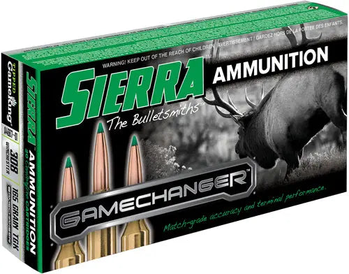 165GR TIP GAMEKING 20RD 10BX/CSIERRA GAMECHANGER 308 WIN - American Ordnance