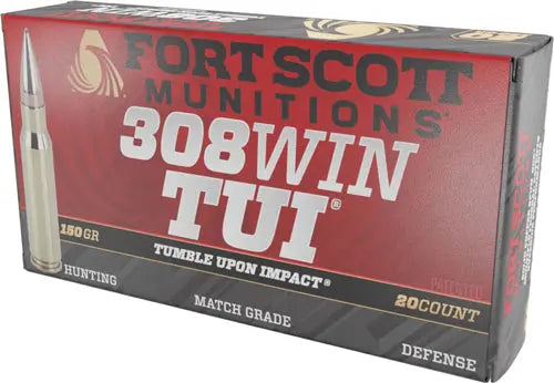 SOLID COPPER 20RD 10BX/CSFORT SCOTT 308 WIN 150GR TUI - American Ordnance
