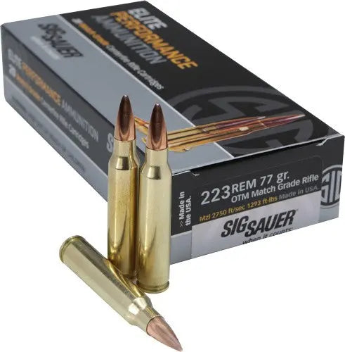 25BX/CSSIG 223 REM 77GR OTM 20RD - American Ordnance