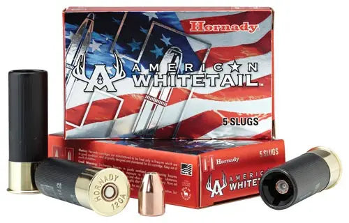 INTERLOCK SLUG 5RD 20BX/CSHORNADY WHITETAIL 12GA 2.75" - American Ordnance