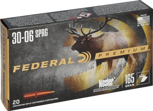 PARTITION 20RD 10BX/CSFEDERAL PREMIUM 30-06 165GR - American Ordnance