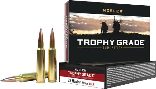 NOSLER 265GR ABLR 20RD 10BX/CSNOSLER TROPHY GRADE LR 33 - American Ordnance