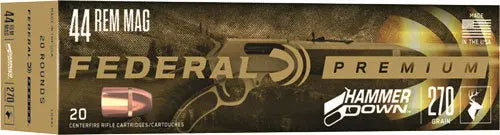 270GR JSP 20RD 10BX/CSFEDERAL HAMMER DOWN 44 REM MAG - American Ordnance