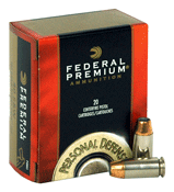 HYDRA-SHOK JHP 20RD 25BX/CSFEDERAL PREMIUM 40 SW 165GR - American Ordnance