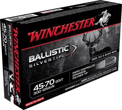 300GR SILVERTIP 20RD 10BX/CSWINCHESTER SUPREME 45-70 GOV - American Ordnance
