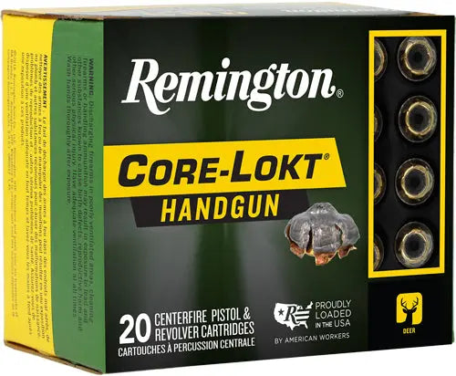 CORE-LOKT JHP 20RD 10BX/CSREMINGTON 44 REM MAG 240GR - American Ordnance