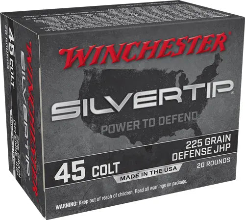 225GR HP 20RD 10BX/CSWINCHESTER SILVERTIP 45 LC - American Ordnance