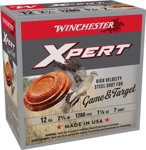 2.75" 1-1/8OZ #7 25RD 10BX/CSWINCHESTER XPERT STEEL 12GA - American Ordnance