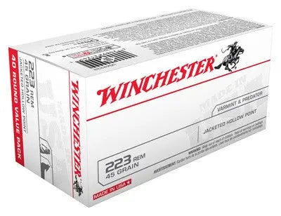 JHP 40RD 10BX/CSWINCHESTER USA 223 REM 45GR - American Ordnance